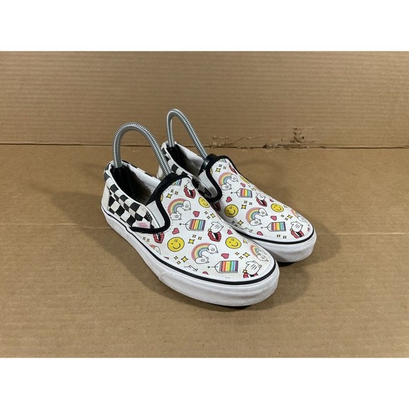 Vans OTW Flour Shop Rainbow Icons Emoticon Checkered - 721278 - Women’s Size 6.5 - Picture 2 of 10